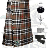 Battle Of Kilts Men’s Tartan Kilt Outfit – 5-Piece Scottish Set with Premium Accessories